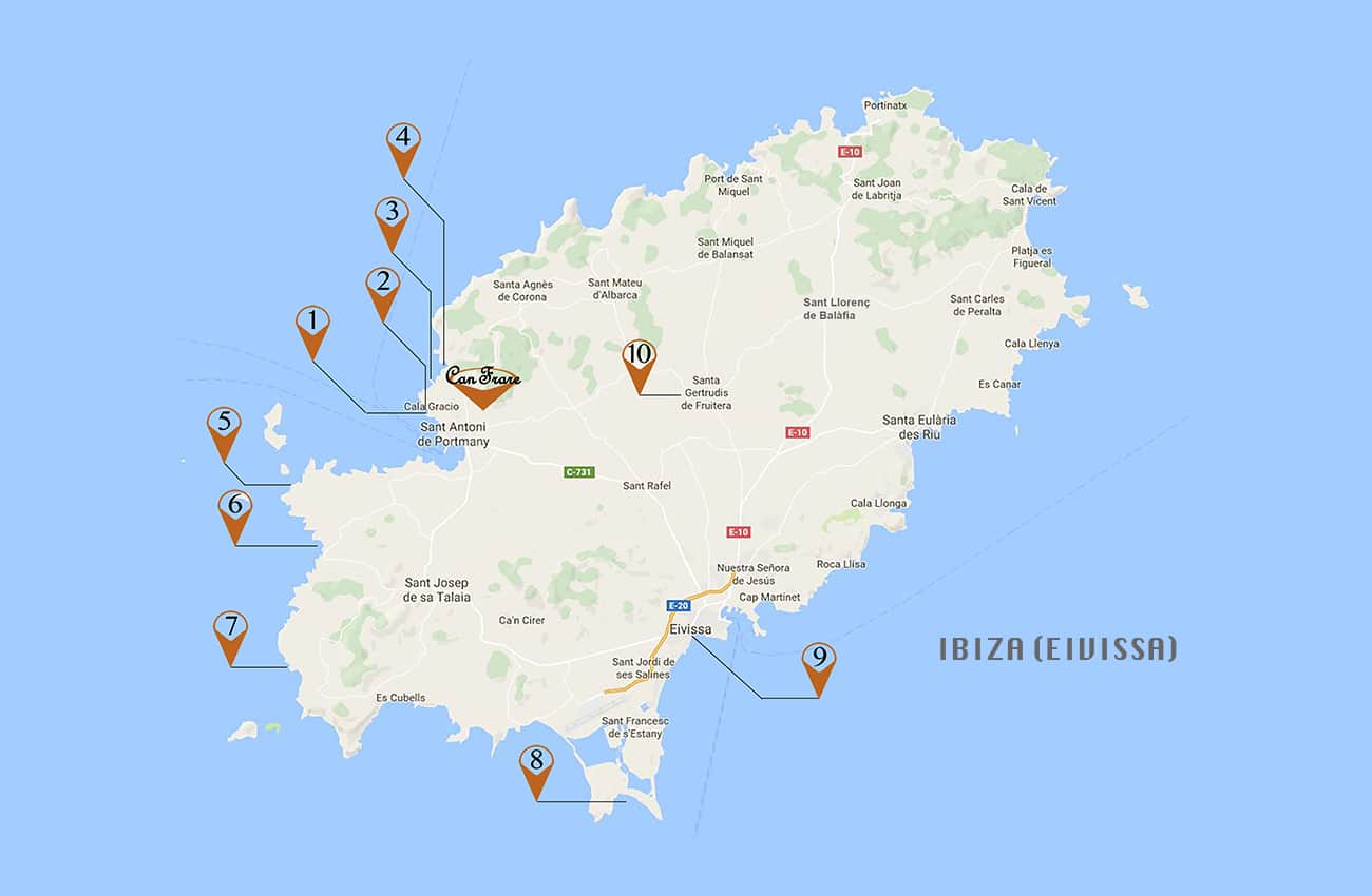 IBIZA MAP