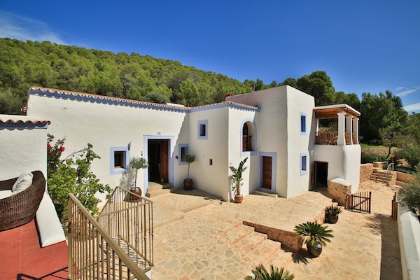 Can Frare Old classic finca ibiza ibiza luxury sun lounging by pool