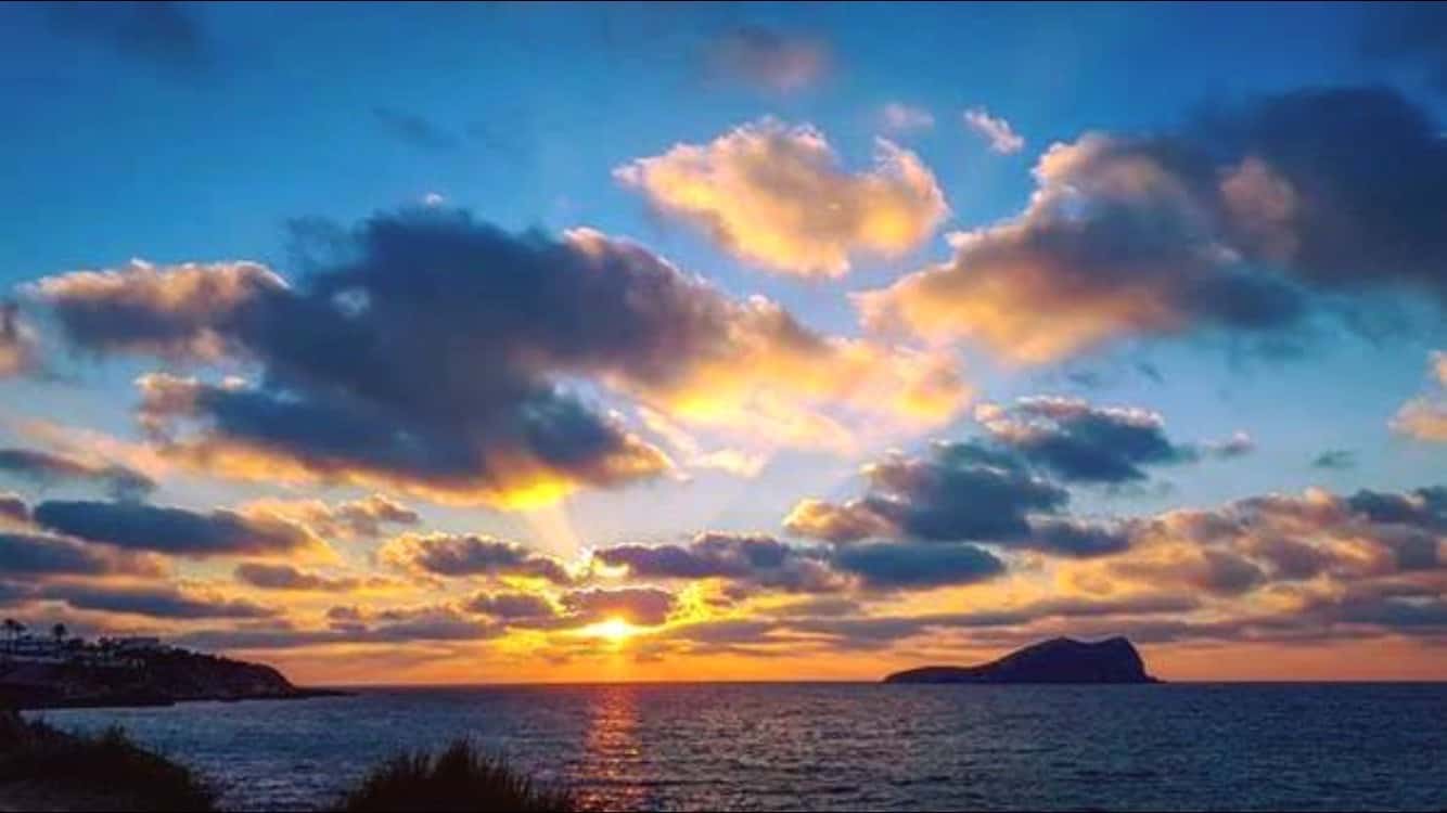 Ibiza Winter sunset
