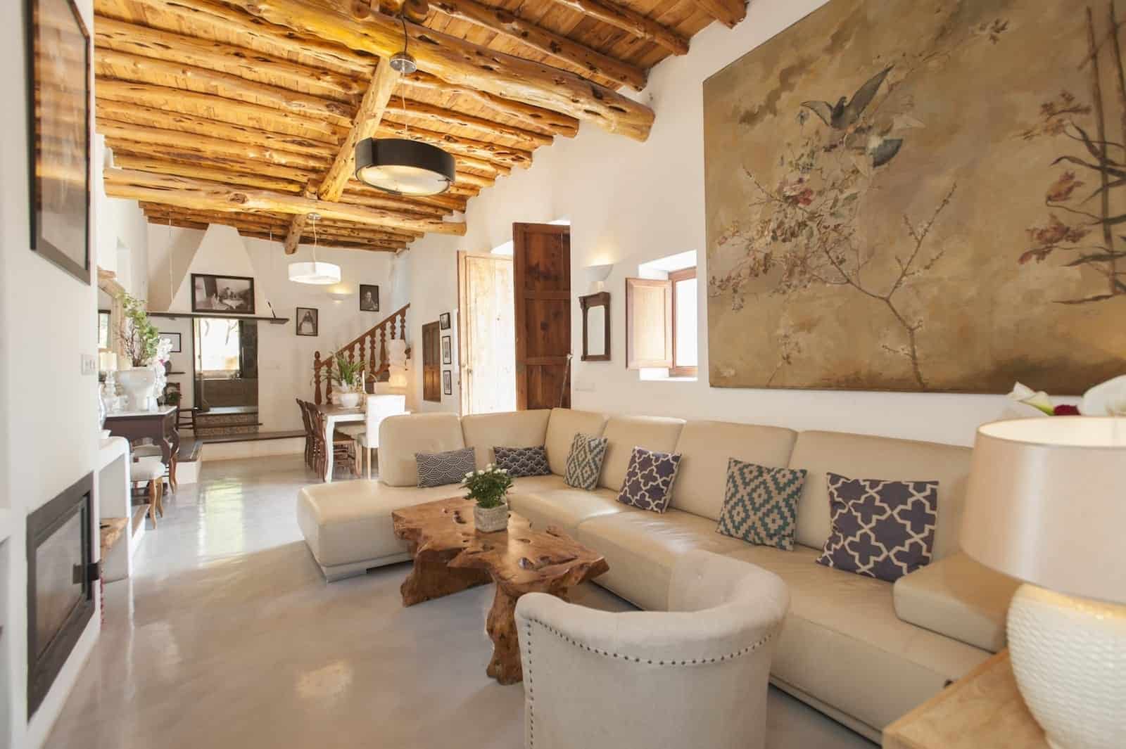 Ibiza luxury villa finca accommodation living room image